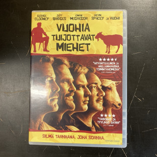 Vuohia tuijottavat miehet DVD (M-/M-) -komedia-